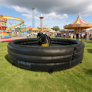 Toro mecánico inflable eléctrico comercial para adultos, máquina de toro mecánico inflable para niños, paseo en toro mecánico de rodeo - Product Image 1