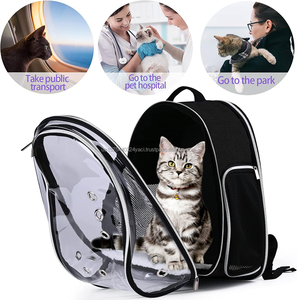 Sac à dos de transport pour animaux de compagnie OEM, sac à dos bulle pour petits animaux, chiots, lapins, capsule spatiale, sac à dos pour chien pour les voyages, la randonnée en plein air - Product Image 6