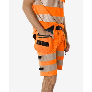 NEW 2026 High Visibility <b>Work</b> <b>Shorts</b> Cargo Cotton Polyester Quick Dry Unisex Customizable Size For <b>Men</b> - Product Image 3