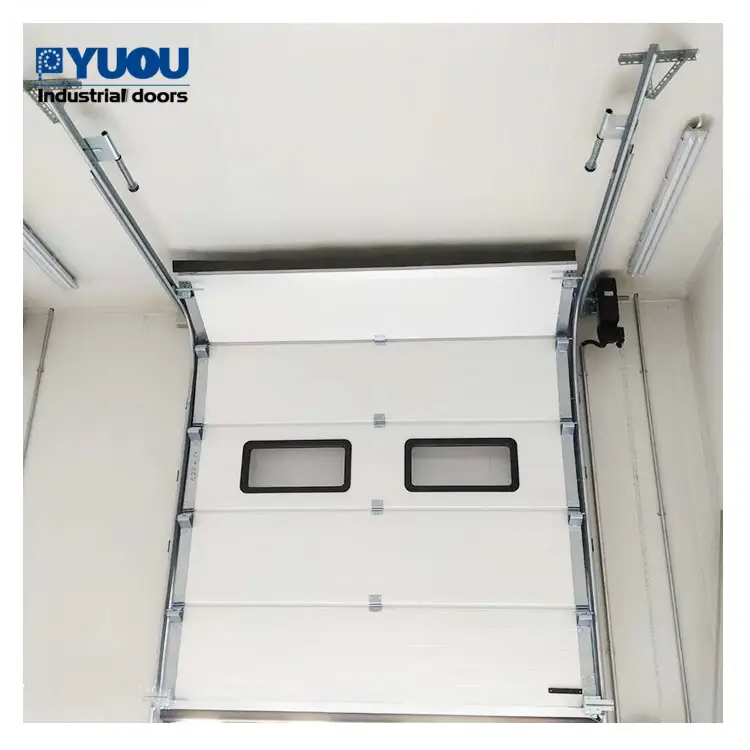 Car Showroom Garage Vertical Lift Automatic Rolling Thermal Insulated Industrial Dock in Warehouse Sectional Overhead Doors