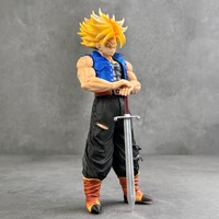 Figurine de guerrier anime en pose debout, modèle de collection, statue décorative de bureau, vente en gros