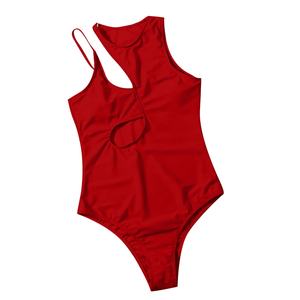 Traje de Baño Personalizado 2025, Nuevo, de Una Pieza, con Hombro Descubierto, Estampado de Lunares, Sexy, con Volantes, Monokini, Traje de Baño Deportivo, Bikinis, Ropa de Playa para Mujer - Product Image 6
