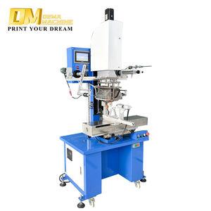 DM Neumática Golden Hot Foil Stamping Machine Botella de vidrio Taza Logo Hot Stamping Machine - Product Image 1