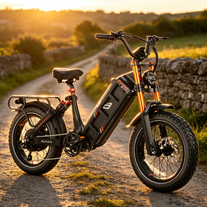 Bicicleta Eléctrica de Montaña eAhora Juliet Pro Max con Suspensión Completa, Llantas Gruesas de 20 Pulgadas, Carga Máxima de 330 LBS, Largo Alcance - Product Image 3