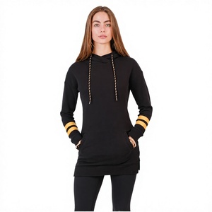 Sudadera con Capucha de Otoño, Estilo Nuevo, Manga Corta, Sólida, Holgada, Forrada, Tejida, con Logotipo Personalizado, 100% Algodón, Corte Recortado - Product Image 3