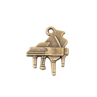 Aksen Instrumen Musik dari Paduan Seng Berbentuk Grand Piano untuk Hadiah Ulang Tahun Pianis