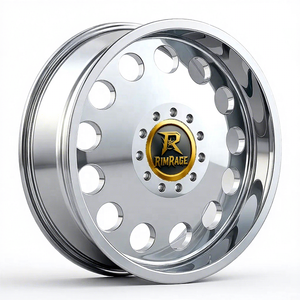 Ruedas de agujero grande pulidas de espejo forjado RimRage, estilo camioneta <span class=keywords><strong>todoterreno</strong></span>, para camiones <span class=keywords><strong>Ford</strong></span> F150 Ram Chevy y American 4x4 - Product Image 1