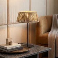 Lampe de table moderne en corde de coton, lampe de bureau bohème pour chambre à coucher, salon, hôtel, E27, couleur personnalisée