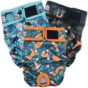 Couches chauffantes réutilisables pour chiens pour femmes avec boutons-pression réglables <span class=keywords><strong>Couche</strong></span> <span class=keywords><strong>lavable</strong></span> pour animaux de compagnie pour les périodes de chien - Product Image 1