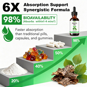 SOLOTREE Extrait Naturel de Plantes Gouttes <span class=keywords><strong>d</strong></span>'Écorce <span class=keywords><strong>d</strong></span>'<span class=keywords><strong>Orme</strong></span> Rouge Soutien Pulmonaire et Digestif Supplément Liquide Biologique à Base <span class=keywords><strong>d</strong></span>'Ulmus Rubra Teinture - Product Image 3