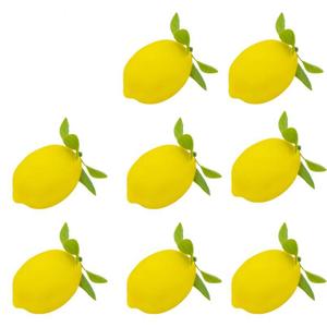 Venta directa de fábrica, simulación de espuma de limón <span class=keywords><strong>con</strong></span> hoja, modelo de <span class=keywords><strong>fruta</strong></span> falsa, fotografía, foto, ventana, accesorios, decoración, frutería - Product Image 5