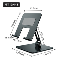 Support de tablette de bureau en acier au carbone métallique à hauteur et angle réglables Support de tablette en métal pour tablette PC