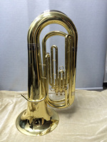 Tuba Tunggal 3/4 Bb Piston Baja Tahan Karat Piston Tuba Junior (TU9931G)