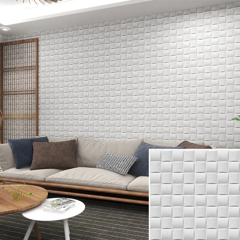 Papel de parede de espuma autoadesivo lavável, papel de parede de tijolos autoadesivo 3d para quarto de crianças, papel de parede removível
