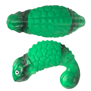 ของเล่นสำหรับสัตว์เลี้ยง ยางไนลอนสำหรับสุนัข เคี้ยวได้ มีเสียง สีเขียว สีฟ้า P0246 ของเล่นเคี้ยวสำหรับสุนัข - Product Image 4