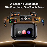 Écouteurs sans fil TWS XG42 AI Translation V6.0 avec son HD Hi-Fi, écouteurs à clipser avec commande tactile intelligente