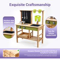 Ensemble de cuisine en bois pour enfants, jeu de rôle, cuisine de boue, jouets éducatifs Montessori, maison de jeu, apprentissage de la cuisine, cadeau pour enfants