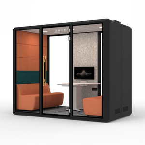 Pod da ufficio acustici per lavoro Privacy stand per interni 6 posti modulari insonorizzati per ufficio