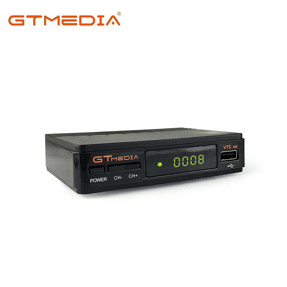 GTMedia V7S HD DVB-S2 FTA משלוח כדי אוויר ממיר הטוב ביותר Powervu לווין טלוויזיה מקלט Youporn חם וידאו נתמך