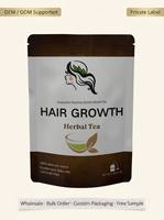 Sachets de thé aux herbes pour la croissance des cheveux, marque privée OEM, pour femmes et hommes, naturel, stoppe la chute des cheveux, nourrit le cuir chevelu, épaissit les cheveux, vente en gros