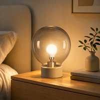 Ampoule LED E27 en forme de globe, AC170-240V, 12000K, lumière du jour, matériau PP, CRI élevé 70-90, lampe résidentielle