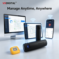 Lecteur RFID de patrouille connecté Wi-Fi V1, conception résistante à l'eau, gestion des données cloud pour bureaux, entrepôts, usines