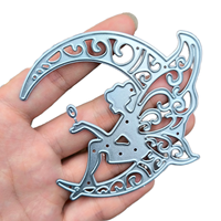 Fairy Wing Fashion Model Metal Dies Cutting per Scrapbooking, Album, Creazione di Cartoline e Artigianato Decorativo - Modello Elfo P052