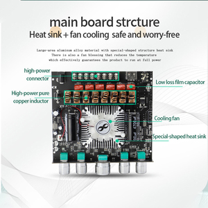 Xy-s350h 220W*2+350W  5.1 TPA3251D2 บอร์ดเพาเวอร์แอมป์เสียงซับวูฟเฟอร์ 2.1 แชนเนล คลาส D - Product Image 3