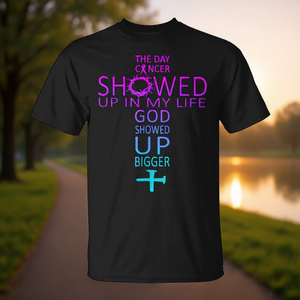 El día en que el cáncer apareció en mi vida, Dios apareció de forma más grande, camiseta - Product Image 3