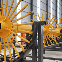 Machine automatique haute efficacité pour la fabrication de cages à armatures en acier avec centre d'usinage et tour, faible empreinte, prix usine