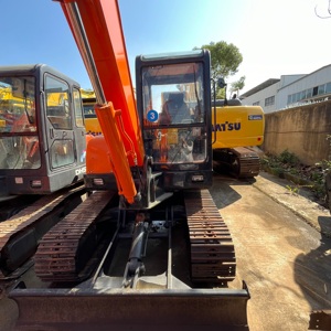 Excavadora Pequeña DOOSAN DH60-7, Excavadora de Cadenas Usada, Precio Bajo, Envío Gratuito, Nuevo Modelo Hidráulico Agrícola - Product Image 6