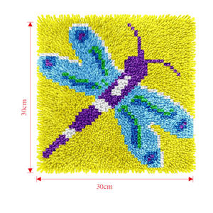 Vente en gros Kits de crochets à loquet Kit de crochets à loquet <span class=keywords><strong>libellule</strong></span> Kits de crochets à loquet pour oreiller Crochet à aiguille Kits de crochets à fil lisse Point de croix pour adultes - Product Image 3