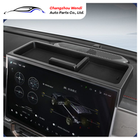 Accessoires de voiture T2, boîte de rangement multifonctionnelle en ABS noir pour l'intérieur des portes, organiseur, plateau pour Jetour Traveller T2