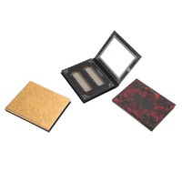 Palette de fards à paupières personnalisée imprimée, emballage de style livre, boîte de palette de maquillage pour pigments pressés, coffret cadeau