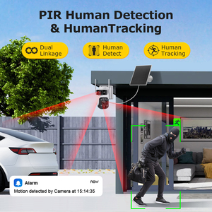 Sectec 8MP 4G/Wifi Zoom Quang Học Năng Lượng Mặt Trời Máy Ảnh Ống Kính Kép 4K 99X Zoom PIR Theo Dõi Con Người Tầm Nhìn Ban Đêm Màu An Ninh PTZ Máy Ảnh - Product Image 2