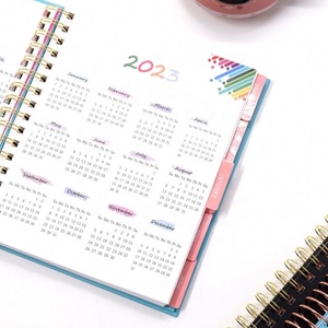 OEM Custom Cheap Bulk Spiral Bound <strong>Wire</strong>-<strong>o</strong> Book Printing Daily Weekly Planner Diary Journal <strong>Notebook</strong> - Product Image 6