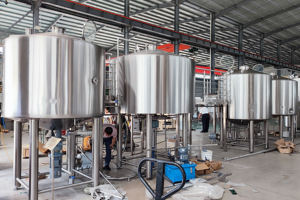 Sistema de Elaboración de <span class=keywords><strong>Cerveza</strong></span> <span class=keywords><strong>Artesanal</strong></span> Tonsen de 3000L, 30HL, 30BBL, 4 Recipientes, Equipo de Elaboración de <span class=keywords><strong>Cerveza</strong></span> para Cervecería - Product Image 6