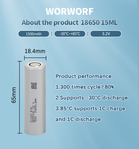 Nhỏ có thể sạc lại 18650 <span class=keywords><strong>Lithium</strong></span> <span class=keywords><strong>Ion</strong></span> pin nhiệt độ thấp 15ml 3.7V 3.6V 3.2V <span class=keywords><strong>1500</strong></span> <span class=keywords><strong>mAh</strong></span> cho nhiệt độ khác nhau - Product Image 3