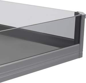 Gruwill Organisateur de rangement de cuisine d'angle aveugle à 2 niveaux coulissant gauche/droite 4 paniers réglables Mécanisme de fermeture en douceur Chrome Magic - Product Image 6