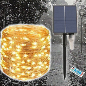 Christmas Panel Yard Garden Camping Hanging Pendant Led Bulb Solar Fairy <b>String</b> <b>Light</b> Waterproof <b>Outdoor</b> Dimmable - Product Image 2