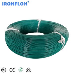 Cable <span class=keywords><strong>de</strong></span> batería FEP UL Cert Cable electrónico Alambre <span class=keywords><strong>de</strong></span> cobre plateado UL10308 24AWG Núcleo único Eléctrico Alta temperatura - Product Image 3