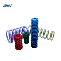 Ressort de compression hélicoïdal long réglable en acier allié avec revêtement en poudre, prix direct usine Guanglei, fabricant OEM