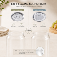 Bouteille transparente en PET de 400 ml et 500 ml pour boissons gazeuses, avec impression de logo personnalisée, et couvercle facile à ouvrir pour les salons de thé à bulles