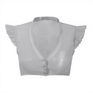 Blouse Renaissance Unisexe Style Peasant à Manches Courtes, Chemise Bohème Steampunk Pirate Médiévale, Costume Cosplay, Haut Corset, Dirndl - Product Image 2