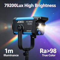 Lumière vidéo COB bicolore JIXIO FC 360B 360W, lumière de remplissage de studio réglable 2700~6500K, éclairage continu à CRI élevé Ra98