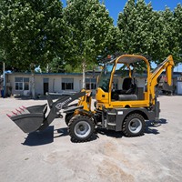 Mini-Baggerlader Anhängbare Grabmaschine für Garten-Landschaftsbau und Grundstücksreinigung