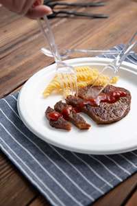 อุปกรณ์ร้านอาหาร ย่อยสลายได้ ปลอดสาร BPA ปลอดภัยสำหรับอาหาร เหมาะสำหรับงานปาร์ตี้และใช้ในครอบครัว - Product Image 2