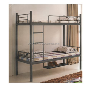 Lit double en métal moderne pour dortoir scolaire et <span class=keywords><strong>appartement</strong></span>, lit confortable pour étudiants du lycée - Product Image 5