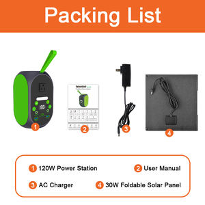 Magazzino <span class=keywords><strong>USA</strong></span> 110V 120V 60Hz batteria di riserva di emergenza casa campeggio 120W 99.84Wh generatore solare banca di potere portatile - Product Image 6