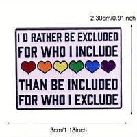 Pin de Solapa de Metal Esmaltado con Letras LGBT de Arcoíris, Insignia de Apoyo para Gays, Lesbianas, Asexuales y Transgénero, Joyería, Regalos y Accesorios